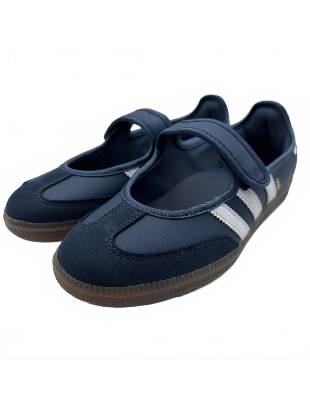 Adidas Samba Jane Crew Navy White IH6484 Women Size 7 - Picture 2 of 8